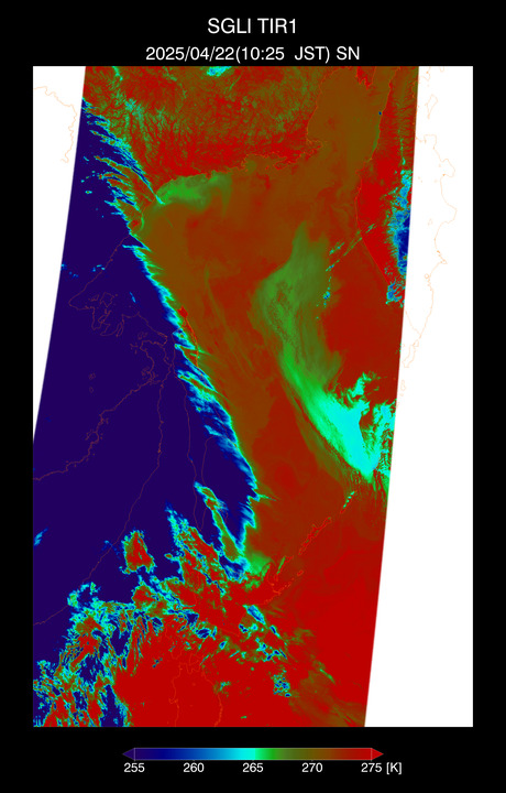 オホーツク海の海氷分布拡大画像ページ-JAXA EORC