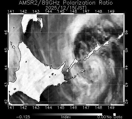 オホーツク海の海氷分布拡大画像ページ-JAXA EORC