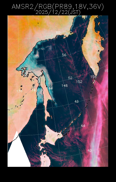 Sea Ice Distribution in the Sea of OkhotskLarger Image Page-JAXA EORC