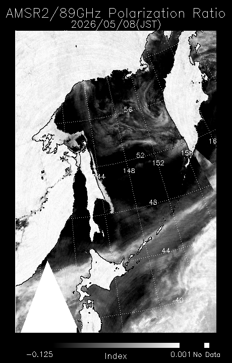 Sea Ice Distribution in the Sea of OkhotskLarger Image Page-JAXA EORC