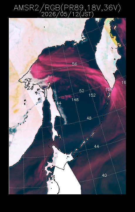 Sea Ice Distribution in the Sea of OkhotskLarger Image Page-JAXA EORC