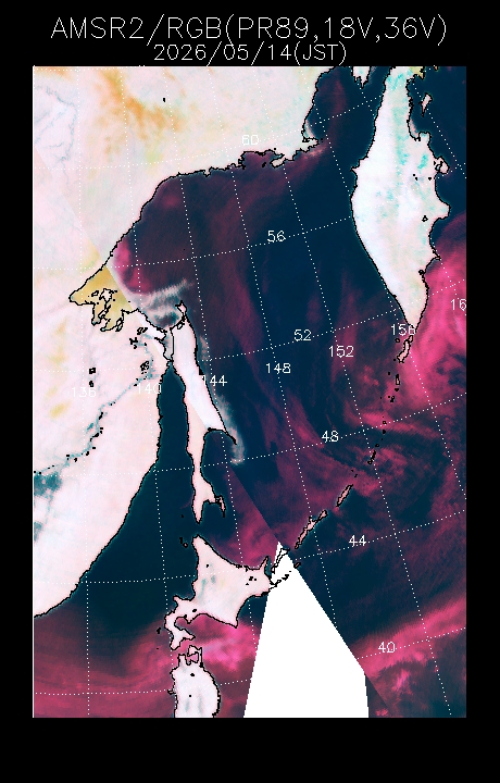 Sea Ice Distribution in the Sea of OkhotskLarger Image Page-JAXA EORC