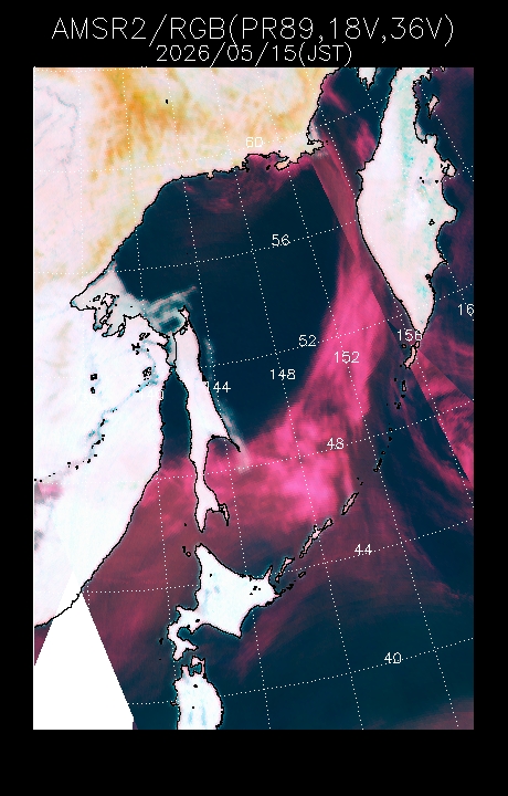 Sea Ice Distribution in the Sea of OkhotskLarger Image Page-JAXA EORC