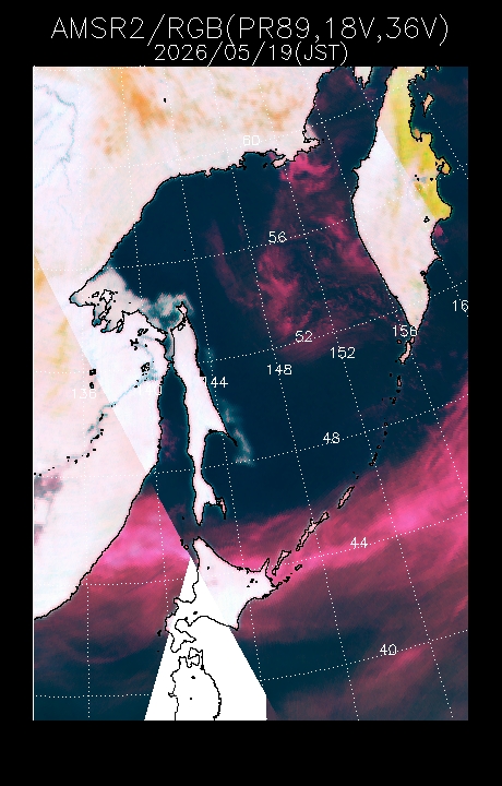 Sea Ice Distribution in the Sea of OkhotskLarger Image Page-JAXA EORC