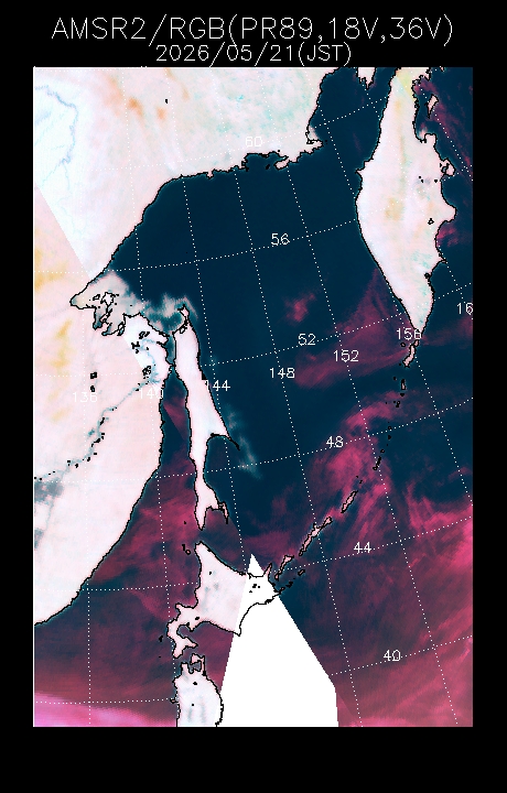 Sea Ice Distribution in the Sea of OkhotskLarger Image Page-JAXA EORC