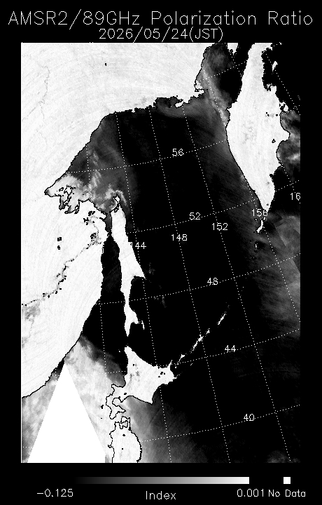 Sea Ice Distribution in the Sea of OkhotskLarger Image Page-JAXA EORC