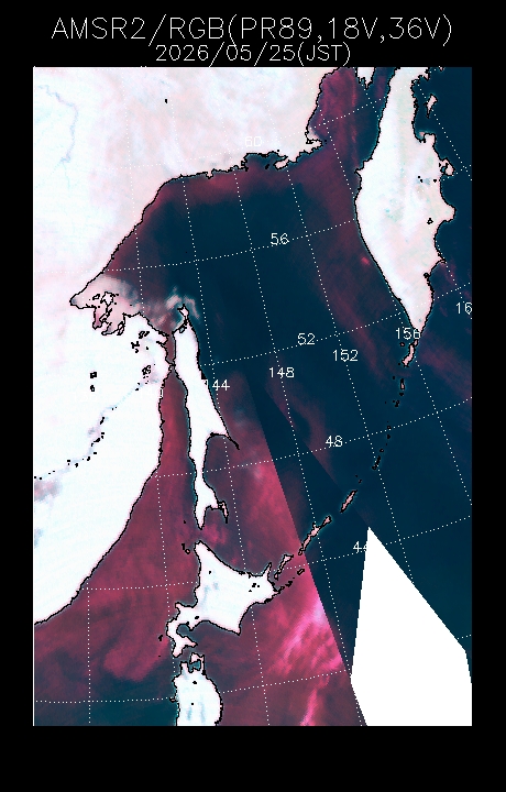 Sea Ice Distribution in the Sea of OkhotskLarger Image Page-JAXA EORC