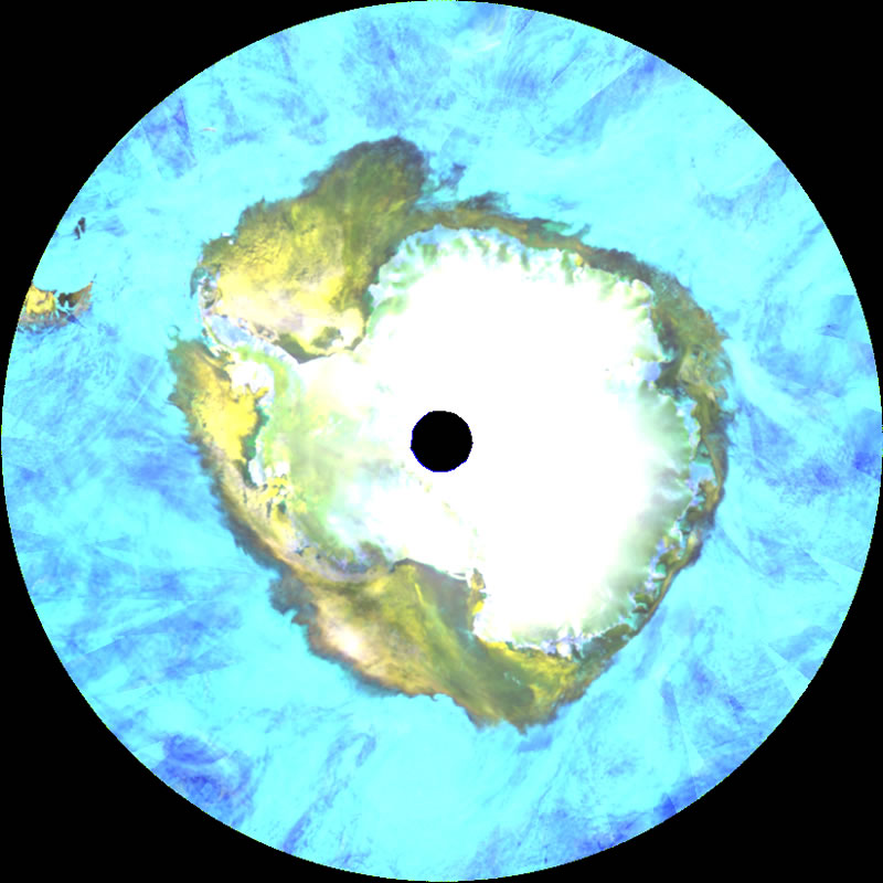 Color Composite Image(Antarctica)