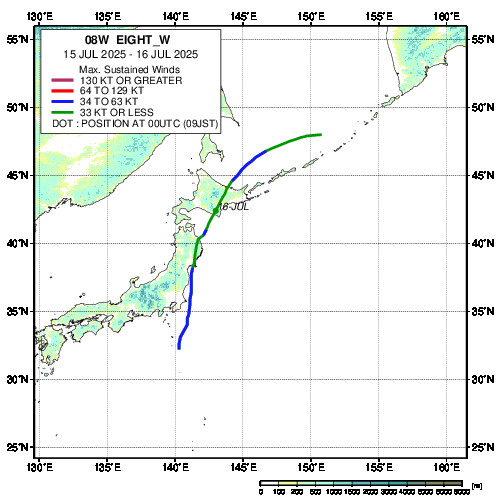 台風上陸 台風20号は消滅し、南シナ海で台風21号が発生へ（杉江勇次